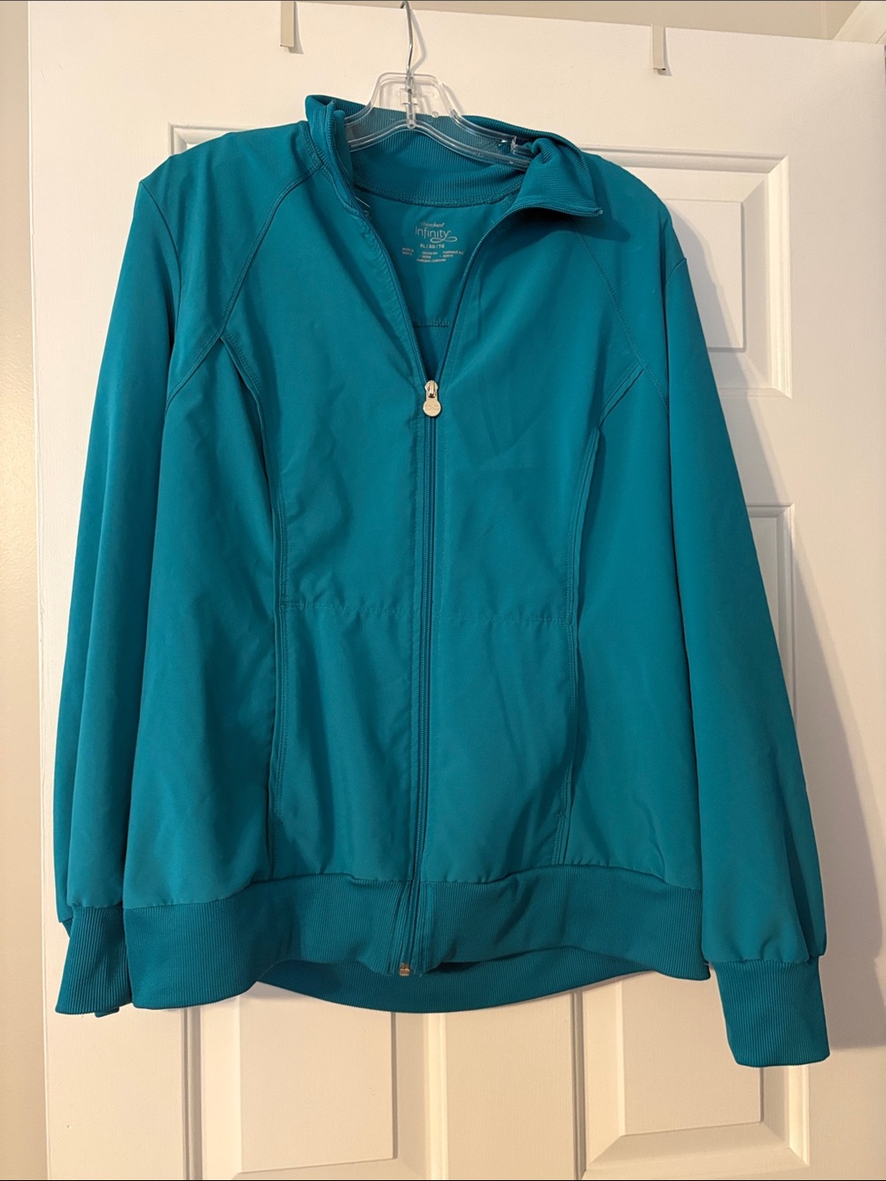 Cherokee Teal Full-Zip Bomber Jacket